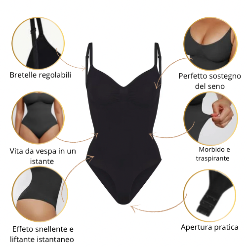 Body 2-in-1 Scolpente & Snellente - Maniche Corte