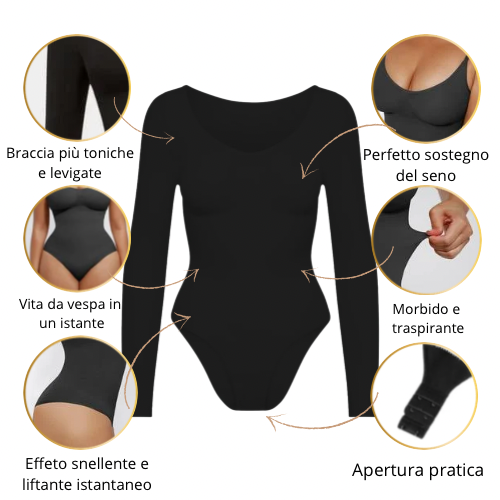 Body 2-in-1 Scolpente & Snellente - Maniche Lunghe